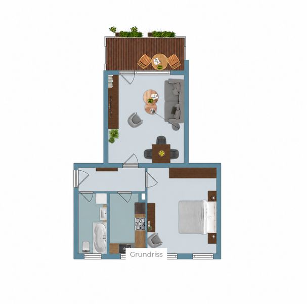 Vermietete 2 Zimmer Wohnung mit Balkon in Essen | Kapitalanlage mit Eigennutzungsperspektive